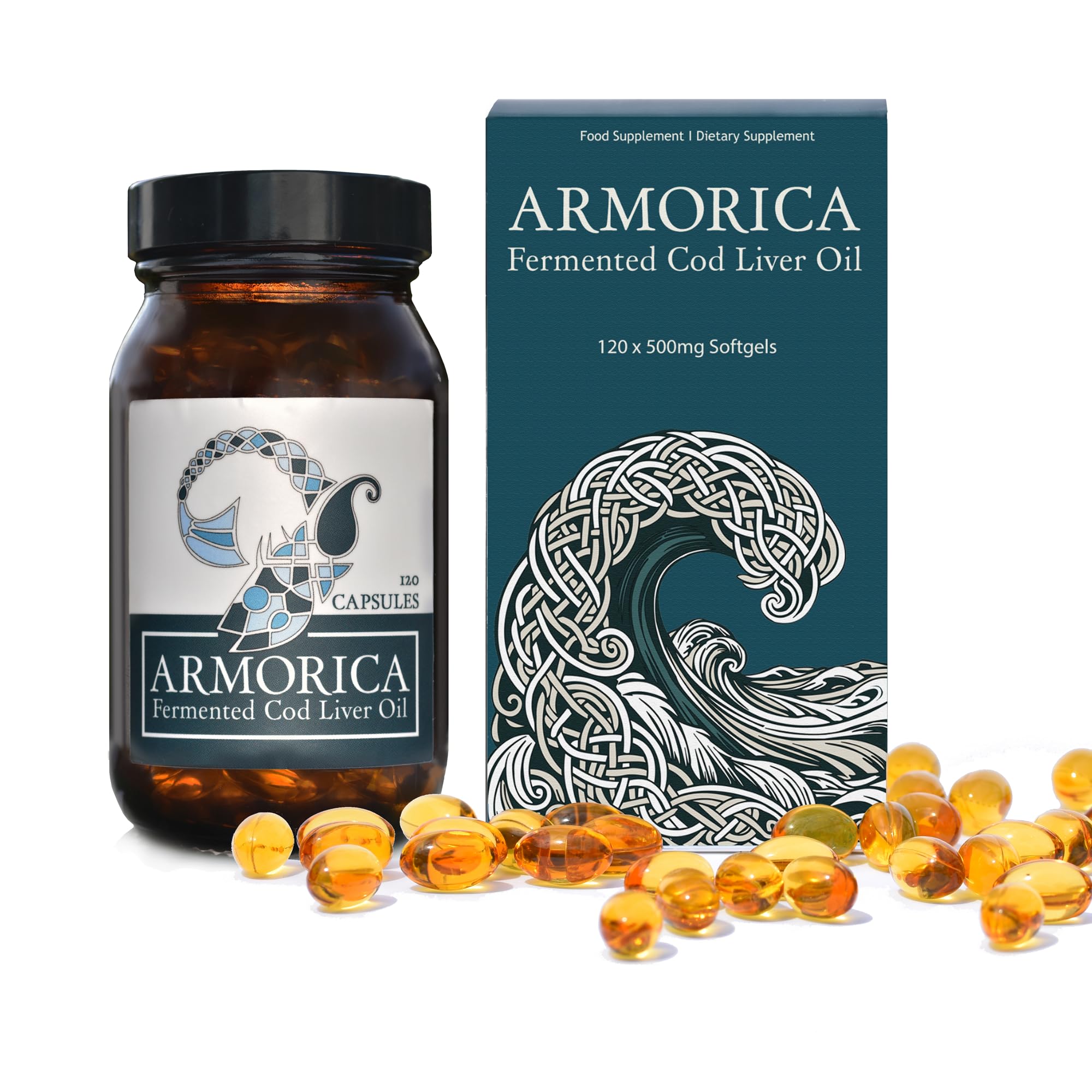 Foto 4 pulgar | Suplemento De Aceite De Hígado De Bacalao Fermentado Armorica 120 Cápsulas - Venta Internacional.