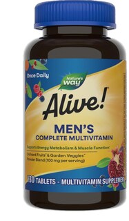 Foto 1 | ¡multivitamínico Nature's Way Alive! Men's Complete 130 Comprimidos - Venta Internacional.