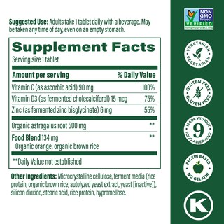 Foto 2 | Suplemento Megafood Daily Immune Support 60 Comprimidos - Venta Internacional.