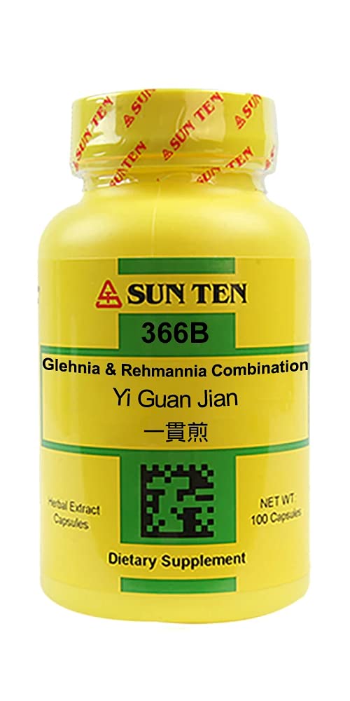 Combinación De Cápsulas Sun Ten Glehnia Y Rehmannia Yi Guan Jian - Venta Internacional.