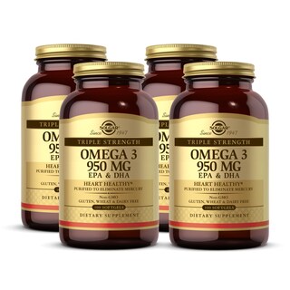 Foto 1 | Suplemento Solgar Triple Strength Omega 3 950 Mg X 100 Cápsulas Blandas - Venta Internacional.