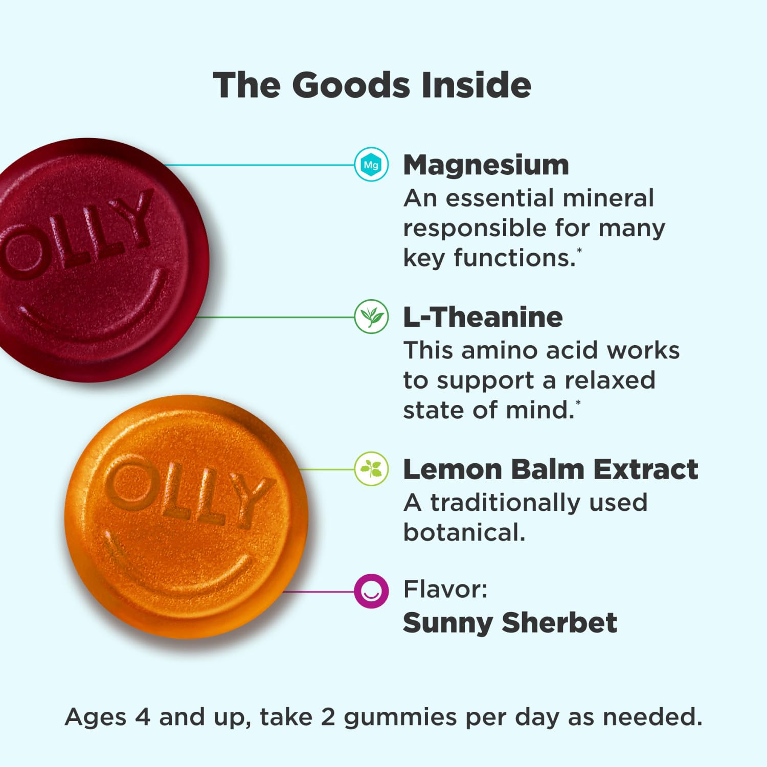 Foto 3 pulgar | Suplemento Olly Kids Chillax Gummies Con L-teanina Y Magnesio - Venta Internacional.