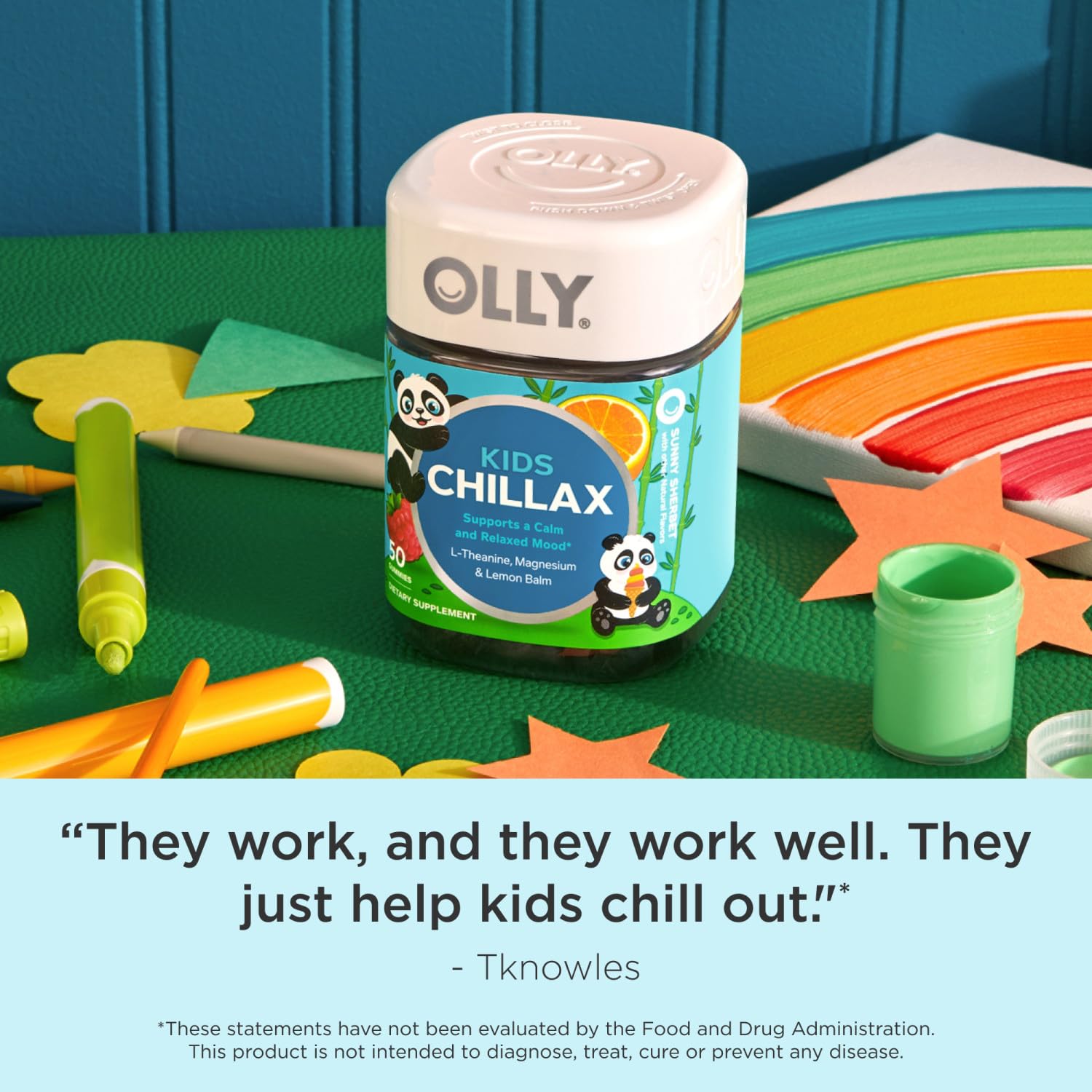 Foto 5 | Suplemento Olly Kids Chillax Gummies Con L-teanina Y Magnesio - Venta Internacional.