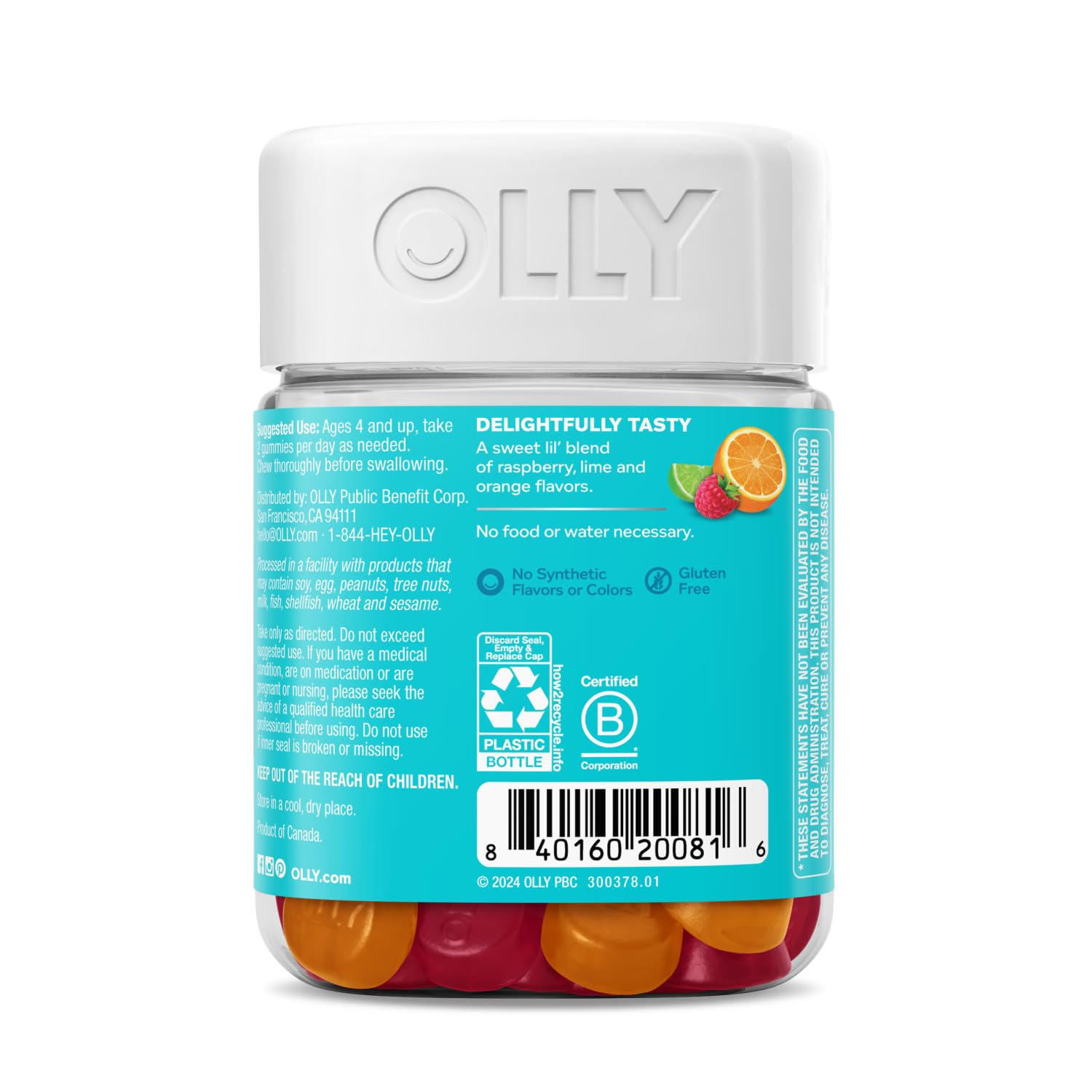 Foto 8 pulgar | Suplemento Olly Kids Chillax Gummies Con L-teanina Y Magnesio - Venta Internacional.