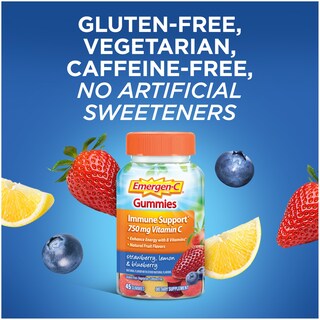 Foto 6 | Gomitas De Vitamina C Emergen-c, 750 Mg, Para Adultos, 45 Unidades - Venta Internacional.