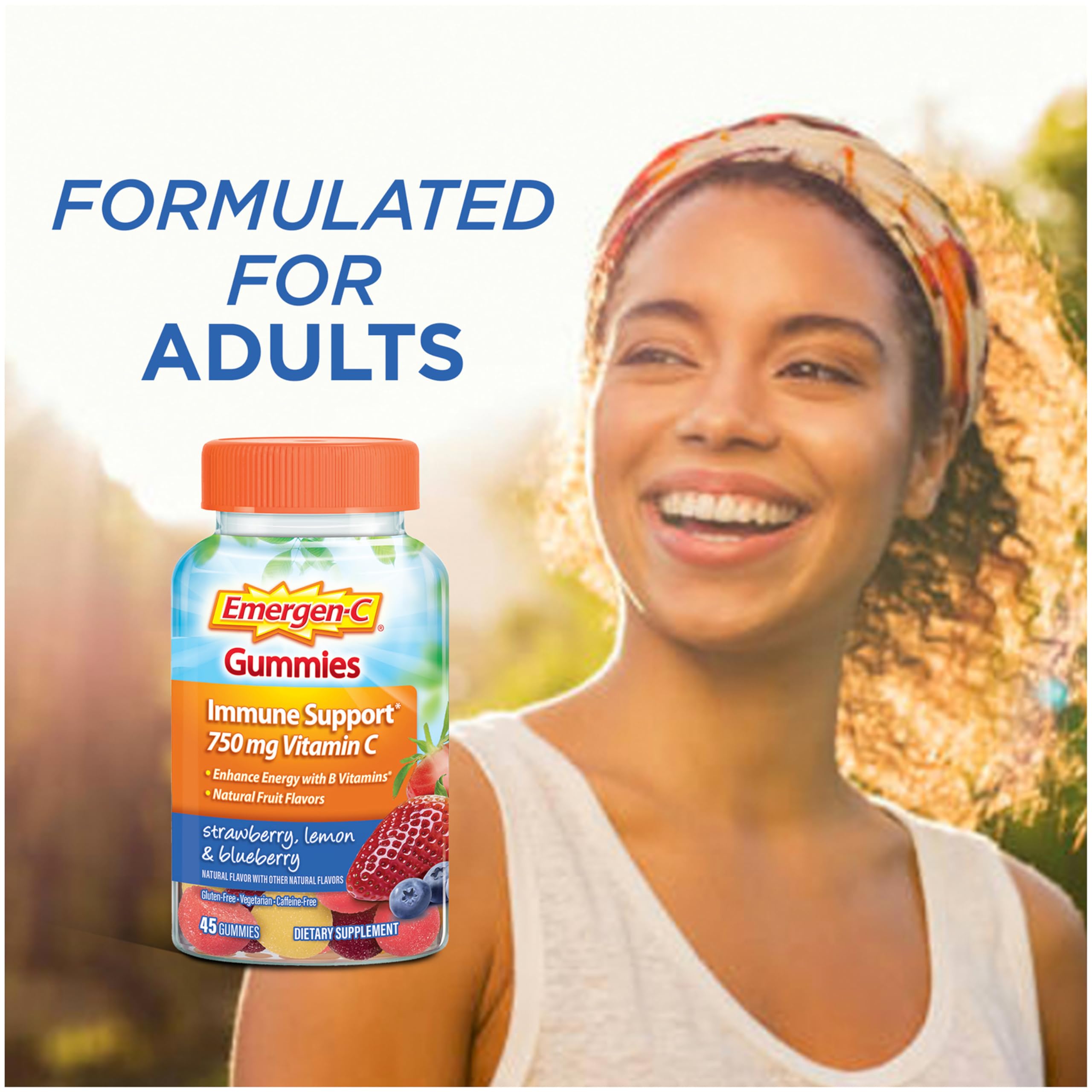 Foto 8 pulgar | Gomitas De Vitamina C Emergen-c, 750 Mg, Para Adultos, 45 Unidades - Venta Internacional.