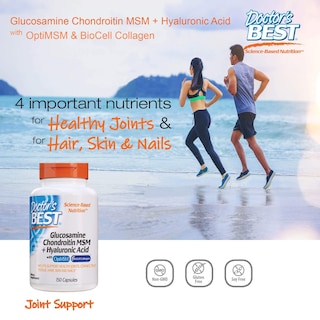 Foto 2 | Supplement Doctor's Best, Glucosamina, Condroitina, Msm Y Ácido Hialurónico, 150 Cápsulas - Venta Internacional.