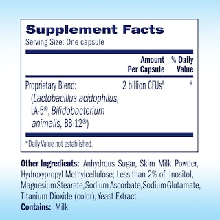 Foto 2 | Suplemento Trubiotics Daily Probiotic 60 Cápsulas - Venta Internacional.