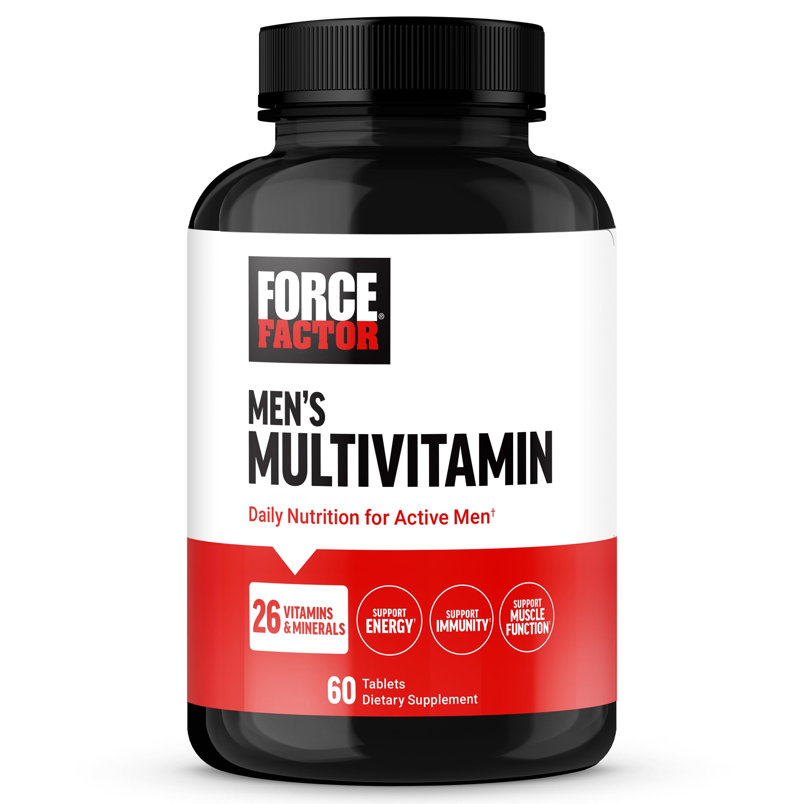 Suplemento Multivitamínico Force Factor Men 60 Comprimidos - Venta Internacional.