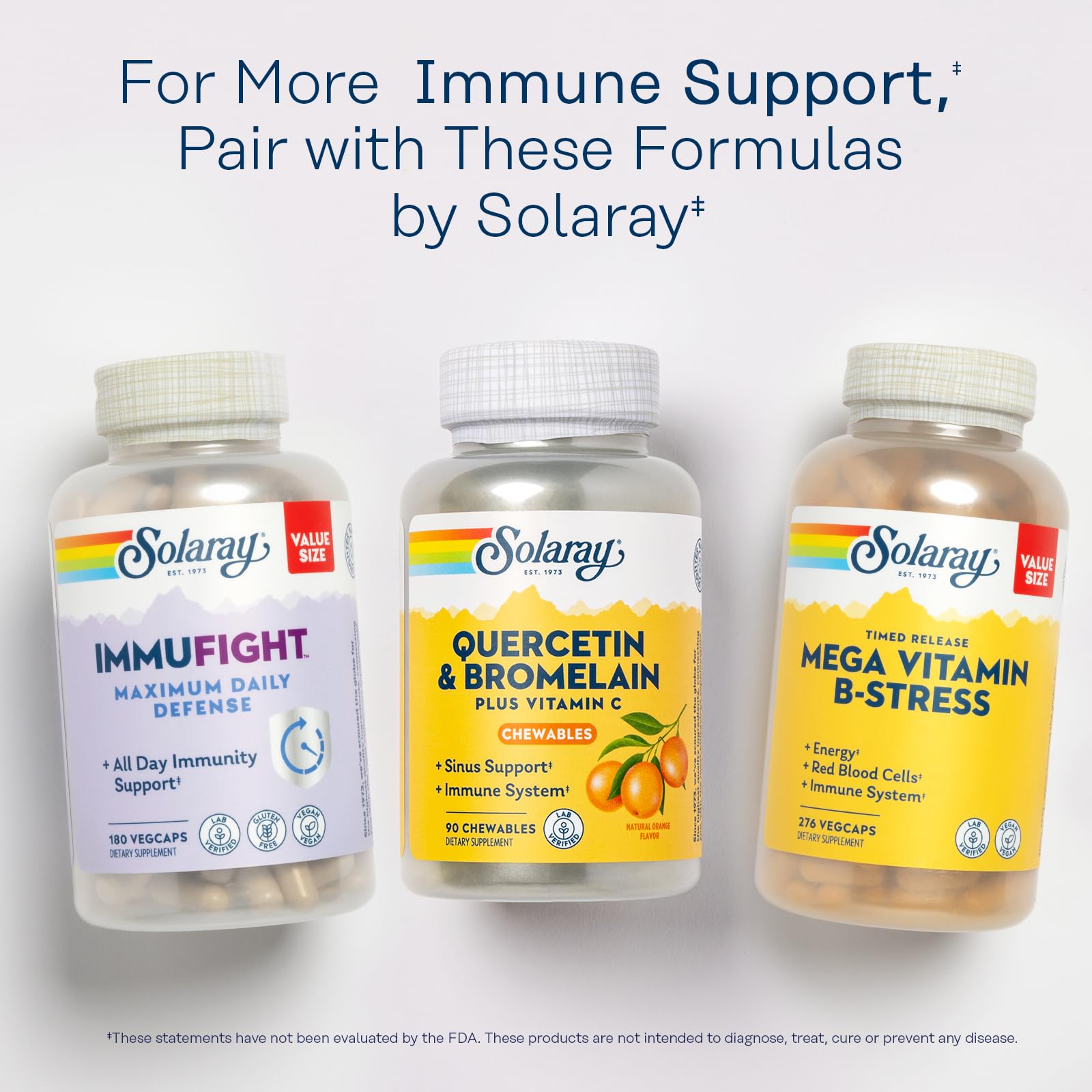 Foto 7 pulgar | Suplemento De Quercetina Solaray Con Bromelina Y Vitamina C Masticables - Venta Internacional.