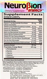 Foto 4 | Suplemento Neurobion Energy 60 Cápsulas - Venta Internacional.