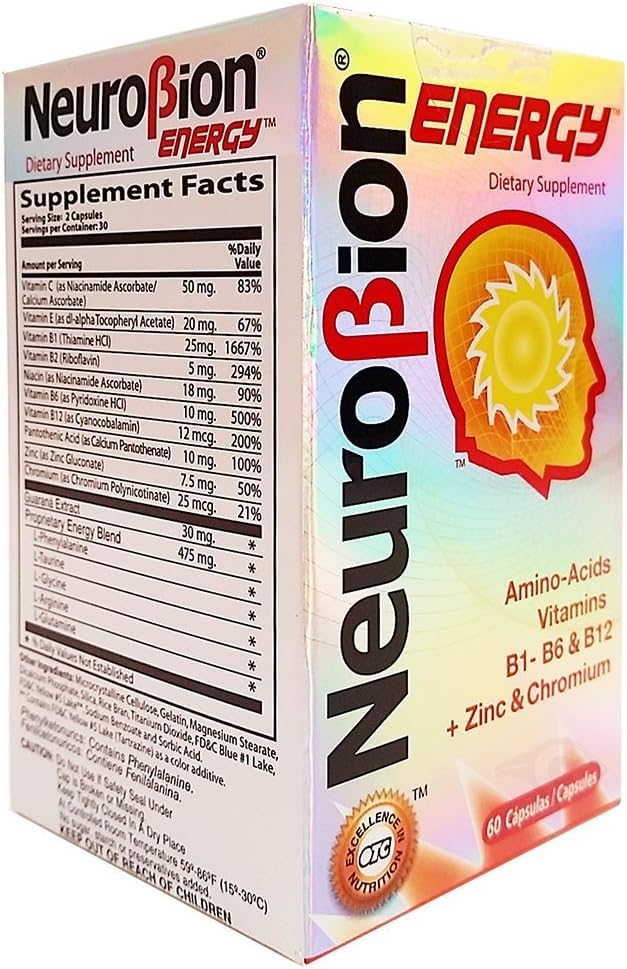 Foto 6 pulgar | Suplemento Neurobion Energy 60 Cápsulas - Venta Internacional.