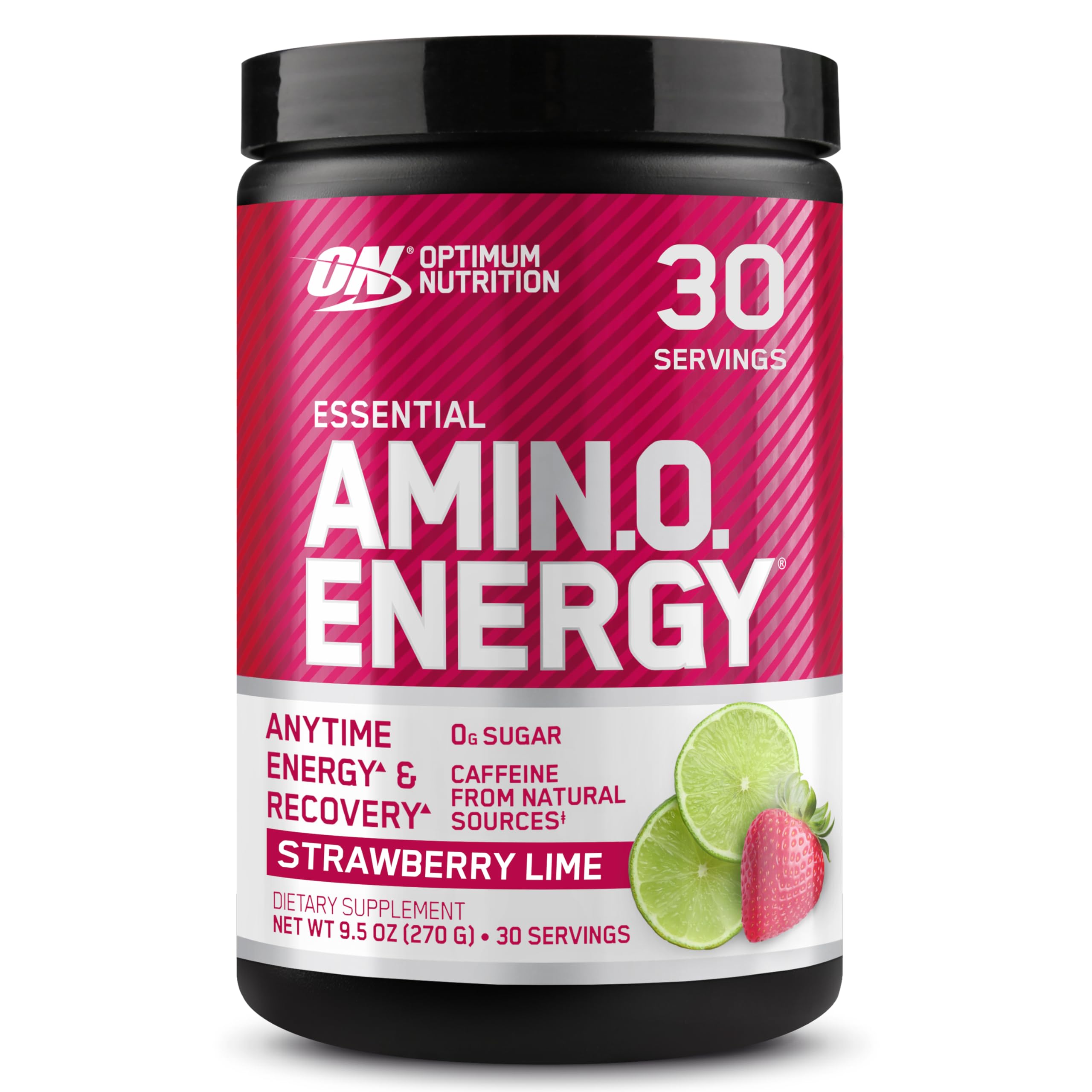 Foto 2 pulgar | Suplemento Optimum Nutrition Amino Energy, Fresa Y Lima, 30 Porciones - Venta Internacional.