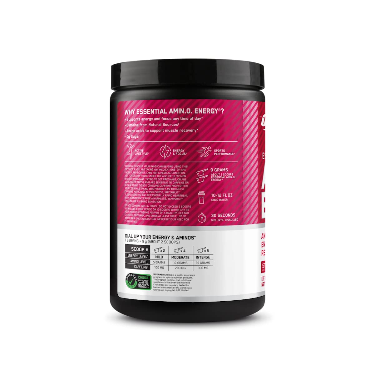 Foto 8 pulgar | Suplemento Optimum Nutrition Amino Energy, Fresa Y Lima, 30 Porciones - Venta Internacional.
