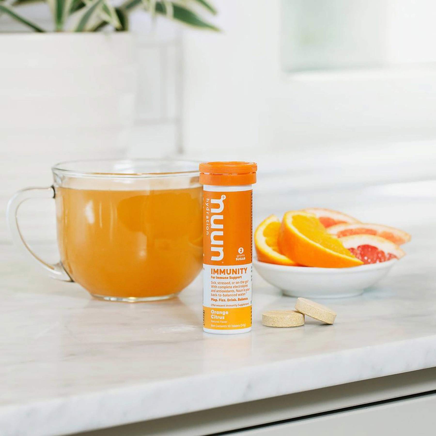 Foto 4 pulgar | Tabletas De Hidratación Nuun Immunity Orange Citrus 10 Tabletas - Venta Internacional.