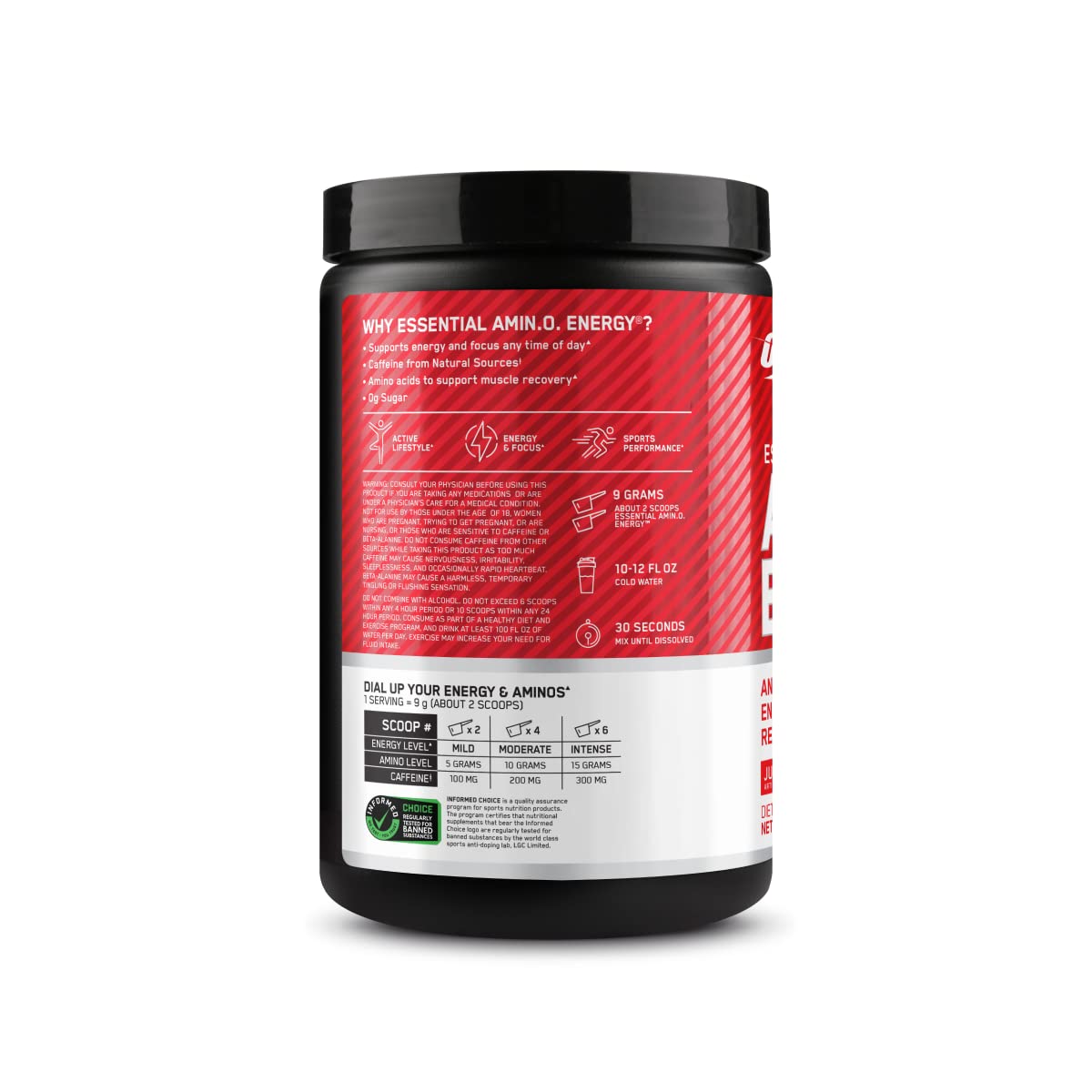 Foto 8 pulgar | Suplemento Optimum Nutrition Amino Energy, 30 Porciones - Venta Internacional.
