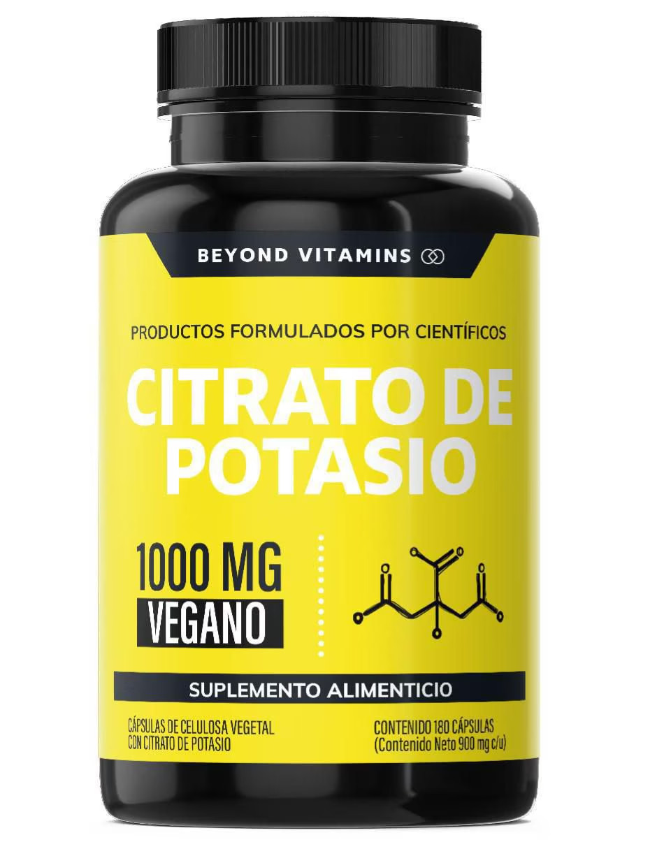 Foto 4 pulgar | Citrato De Potasio 180 Cápsulas + Termo Güish Gratis