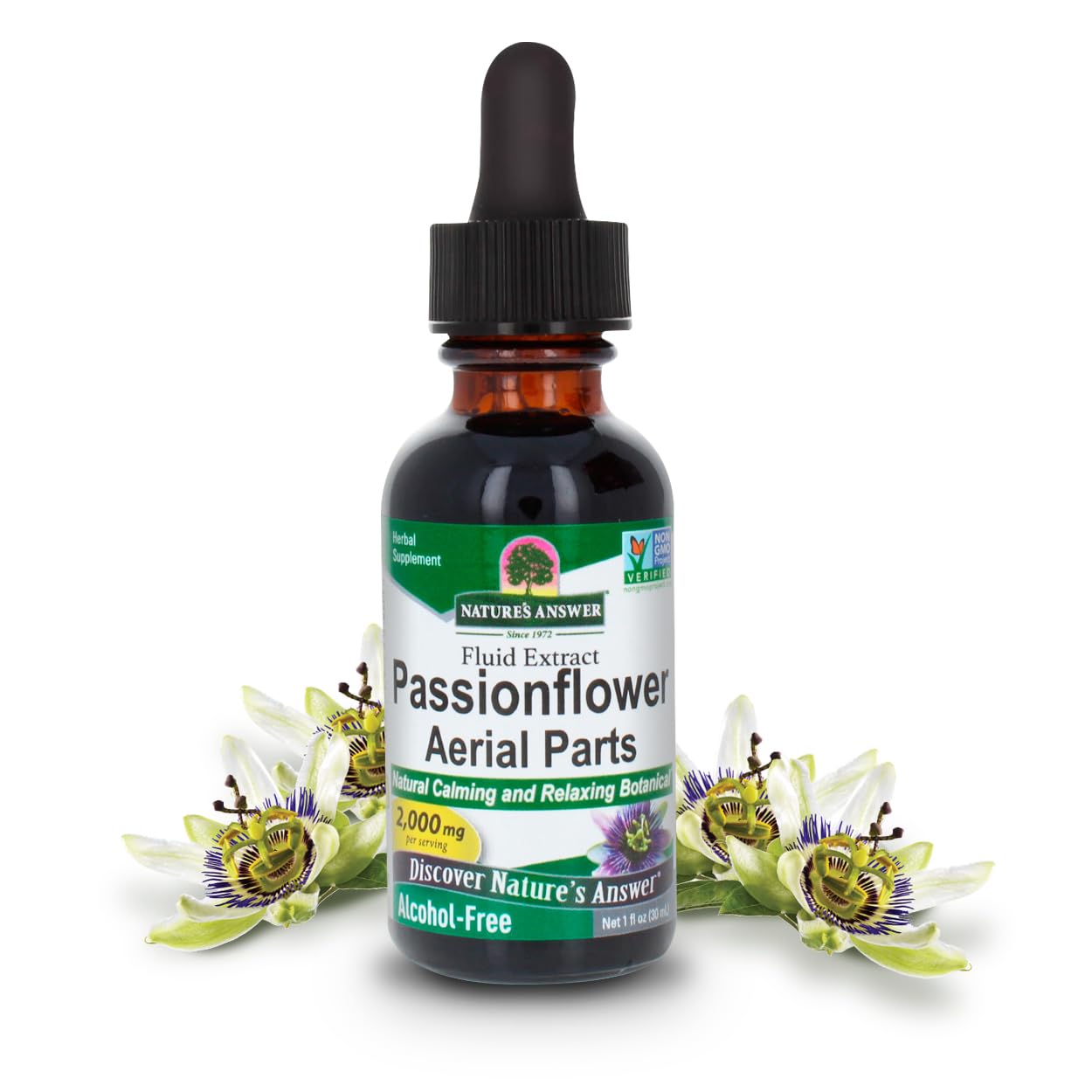 Foto 2 pulgar | Suplemento Nature's Answer: Tintura De Pasiflora, 30 Ml - Venta Internacional.