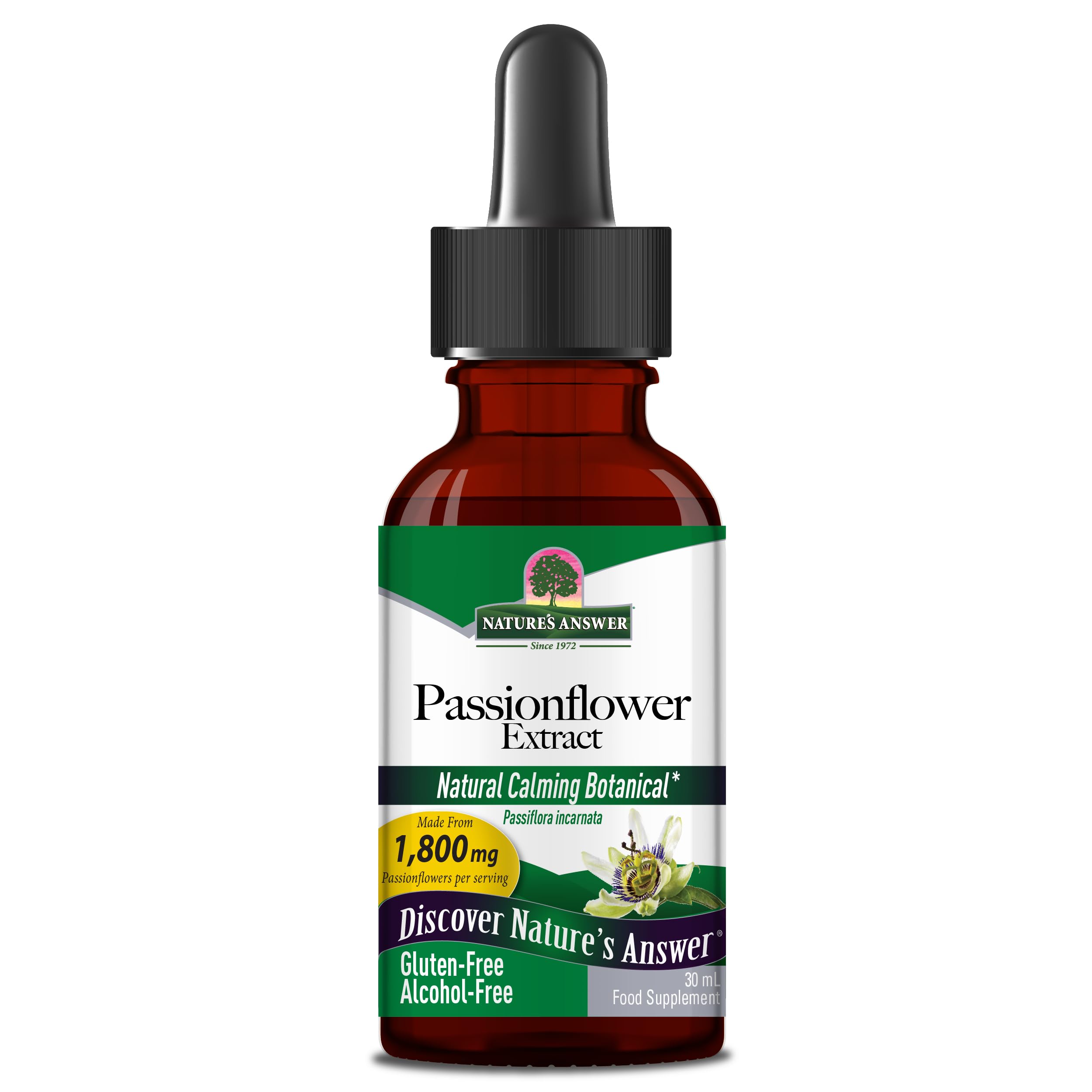 Foto 5 pulgar | Suplemento Nature's Answer: Tintura De Pasiflora, 30 Ml - Venta Internacional.