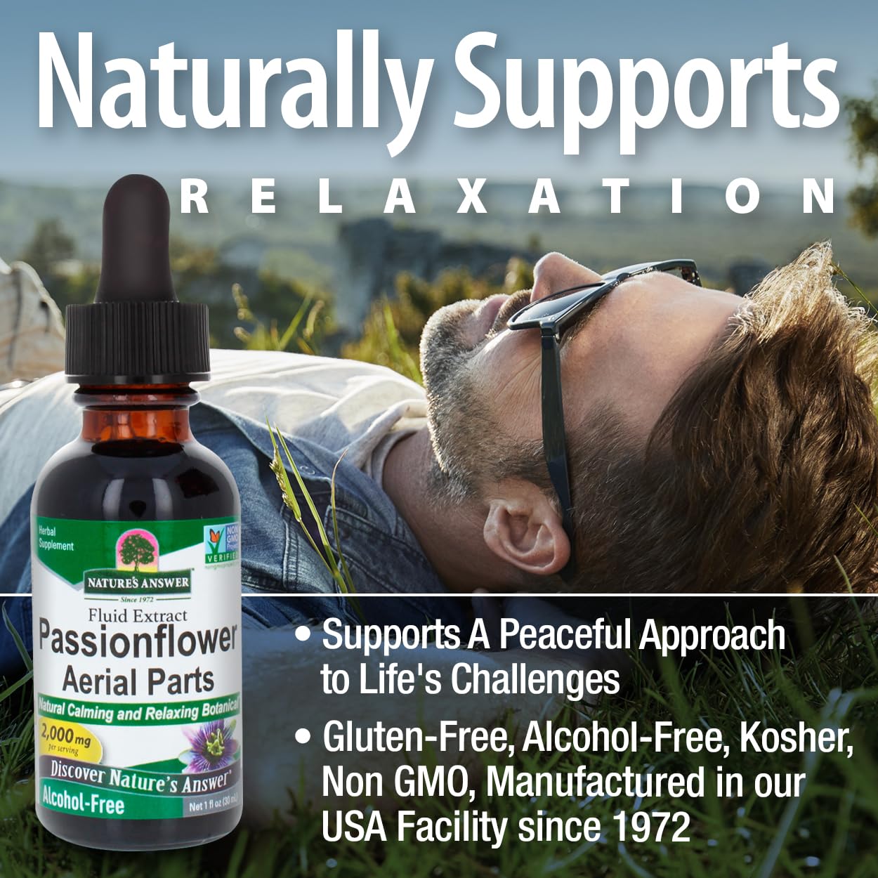 Foto 6 pulgar | Suplemento Nature's Answer: Tintura De Pasiflora, 30 Ml - Venta Internacional.