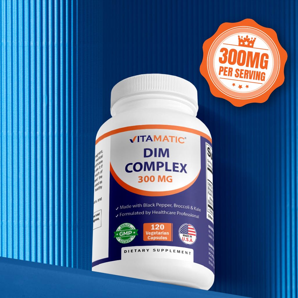 Foto 6 pulgar | Suplemento Vitamatic Dim Complex 300 Mg 120 Cápsulas Vegetarianas - Venta Internacional.