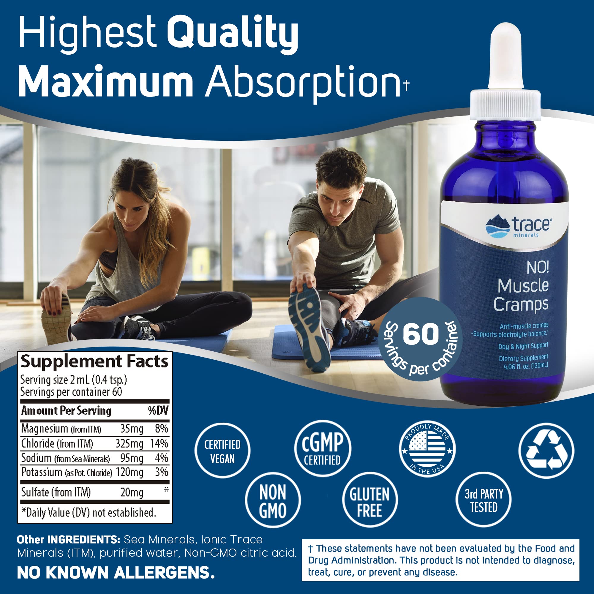Foto 4 pulgar | Suplemento Dietético, Oligoelementos, Sin Calambres Musculares, 120 Ml - Venta Internacional.