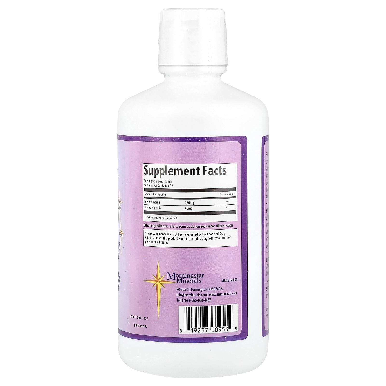 Foto 3 pulgar | Suplemento Inner Vitality Morningstar Minerals 946 Ml - Venta Internacional.