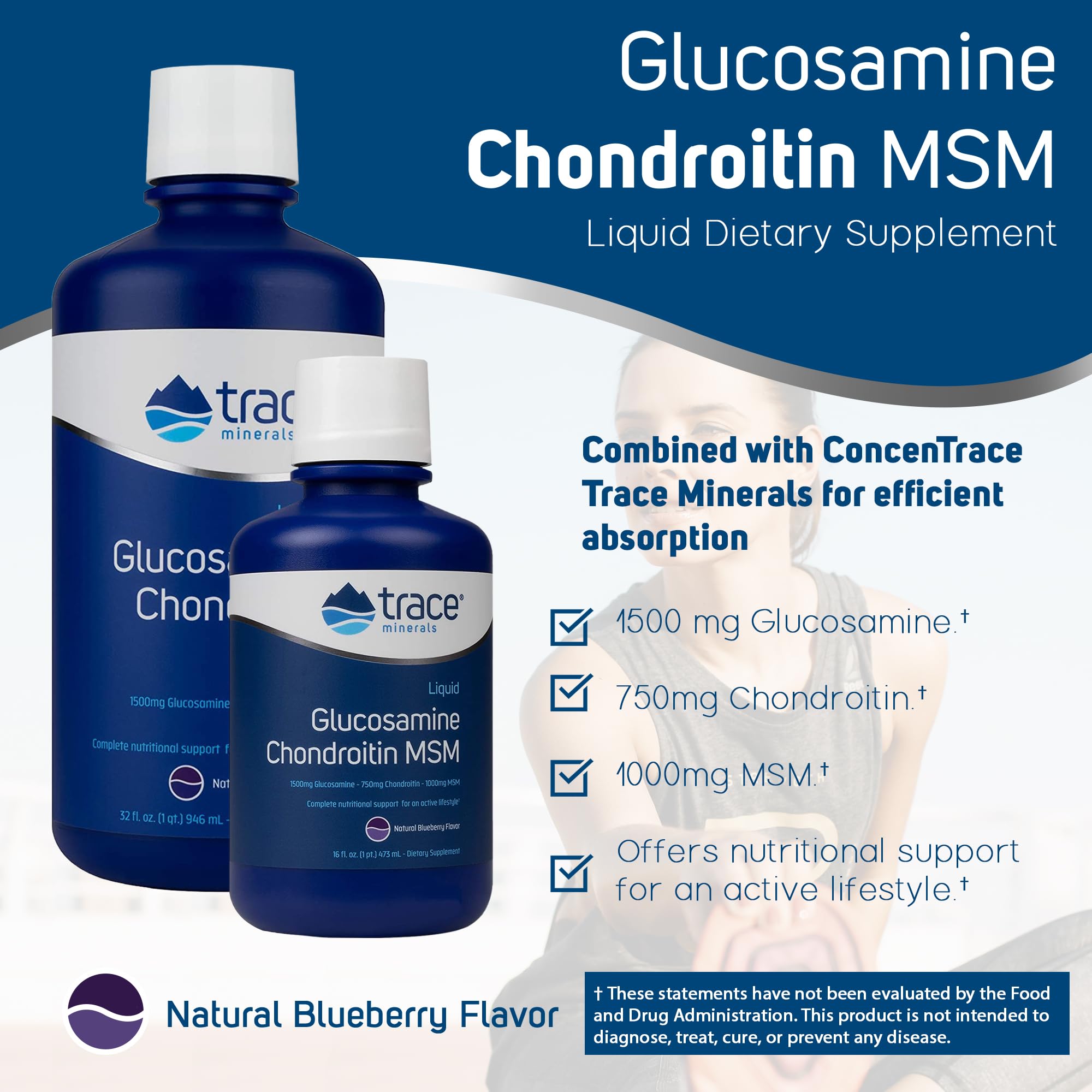 Foto 3 pulgar | Suplemento De Oligoelementos Líquidos, Glucosamina, Condroitina (msm) - Venta Internacional.