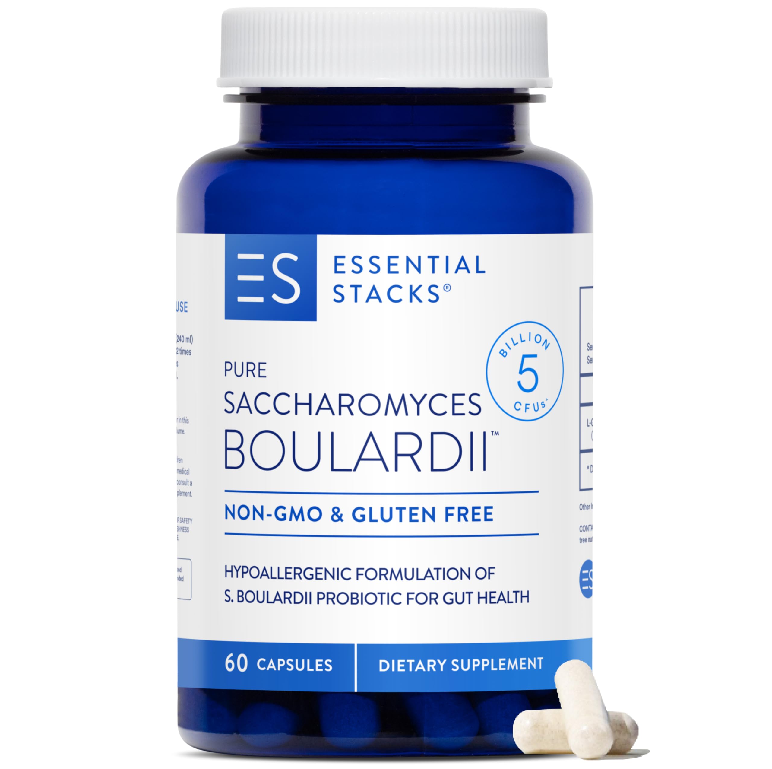 Foto 2 pulgar | Pilas Esenciales De Probióticos Saccharomyces Boulardii 5b Cfus - Venta Internacional.