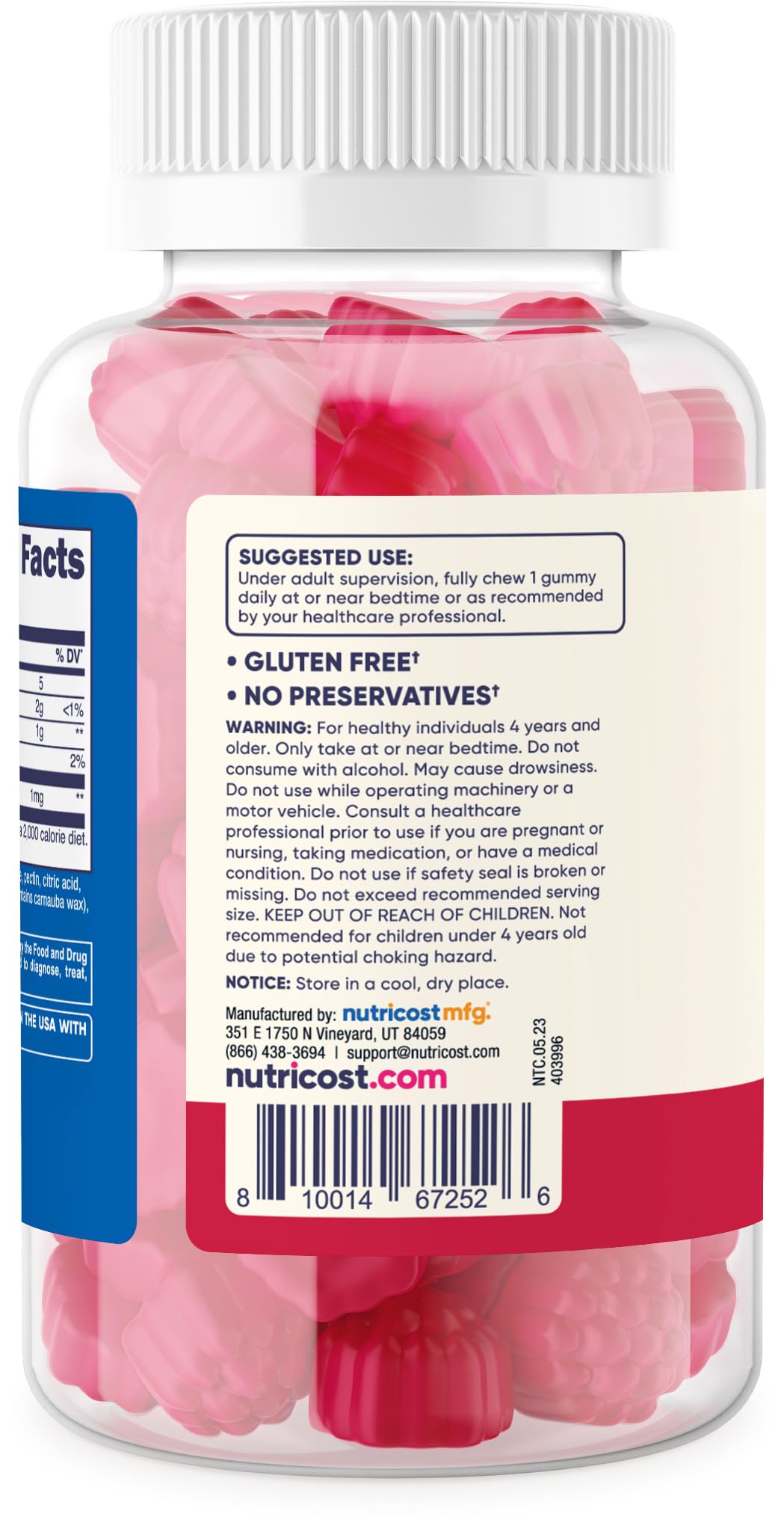 Foto 6 pulgar | Gomitas De Melatonina Nutricost Kids 1 Mg, 120 Gomitas - Venta Internacional.