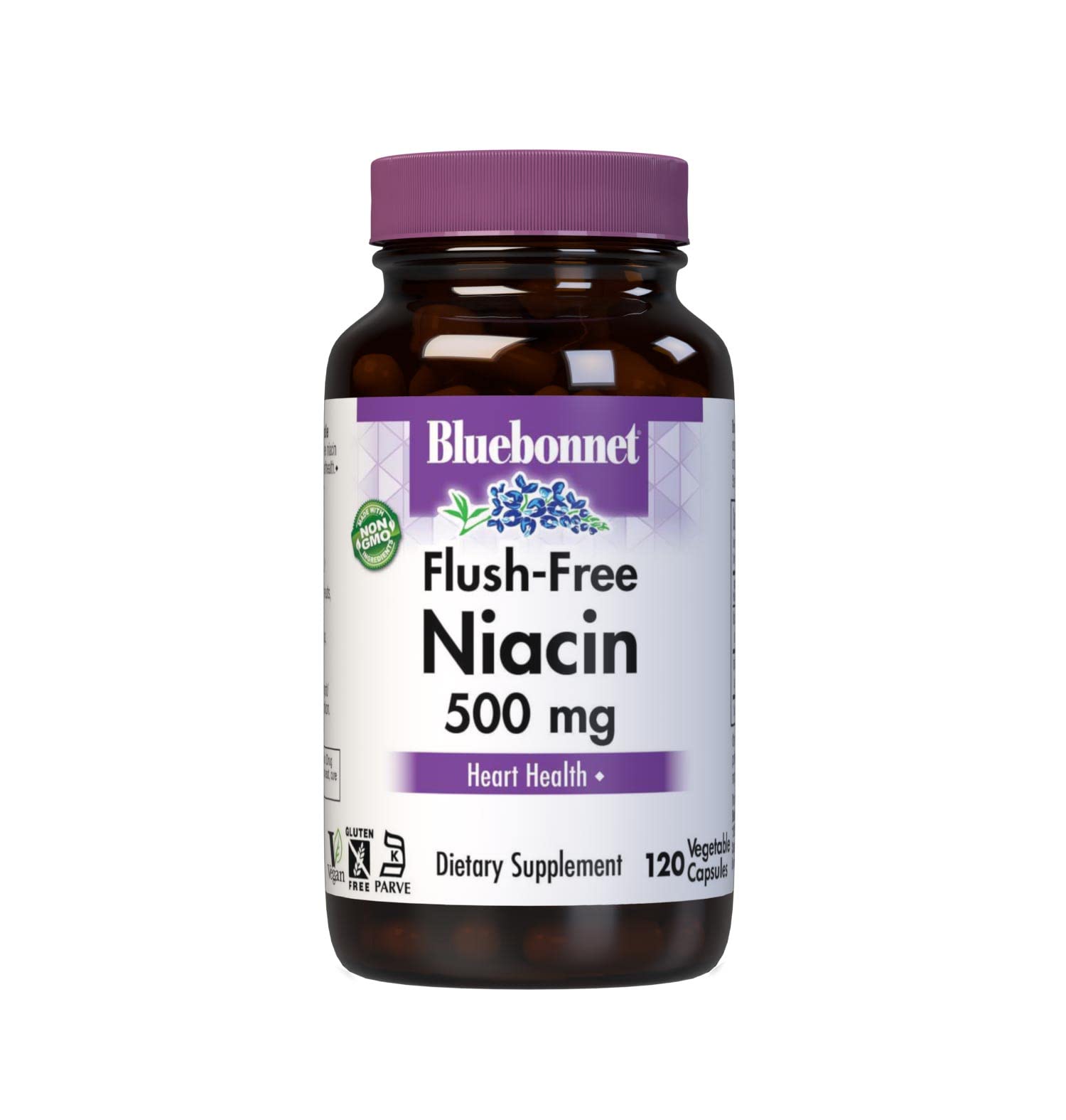 Foto 2 pulgar | Suplemento De Niacina Bluebonnet Flush-free 500 Mg 120 Cápsulas - Venta Internacional.