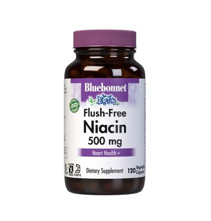 Foto 1 | Suplemento De Niacina Bluebonnet Flush-free 500 Mg 120 Cápsulas - Venta Internacional.