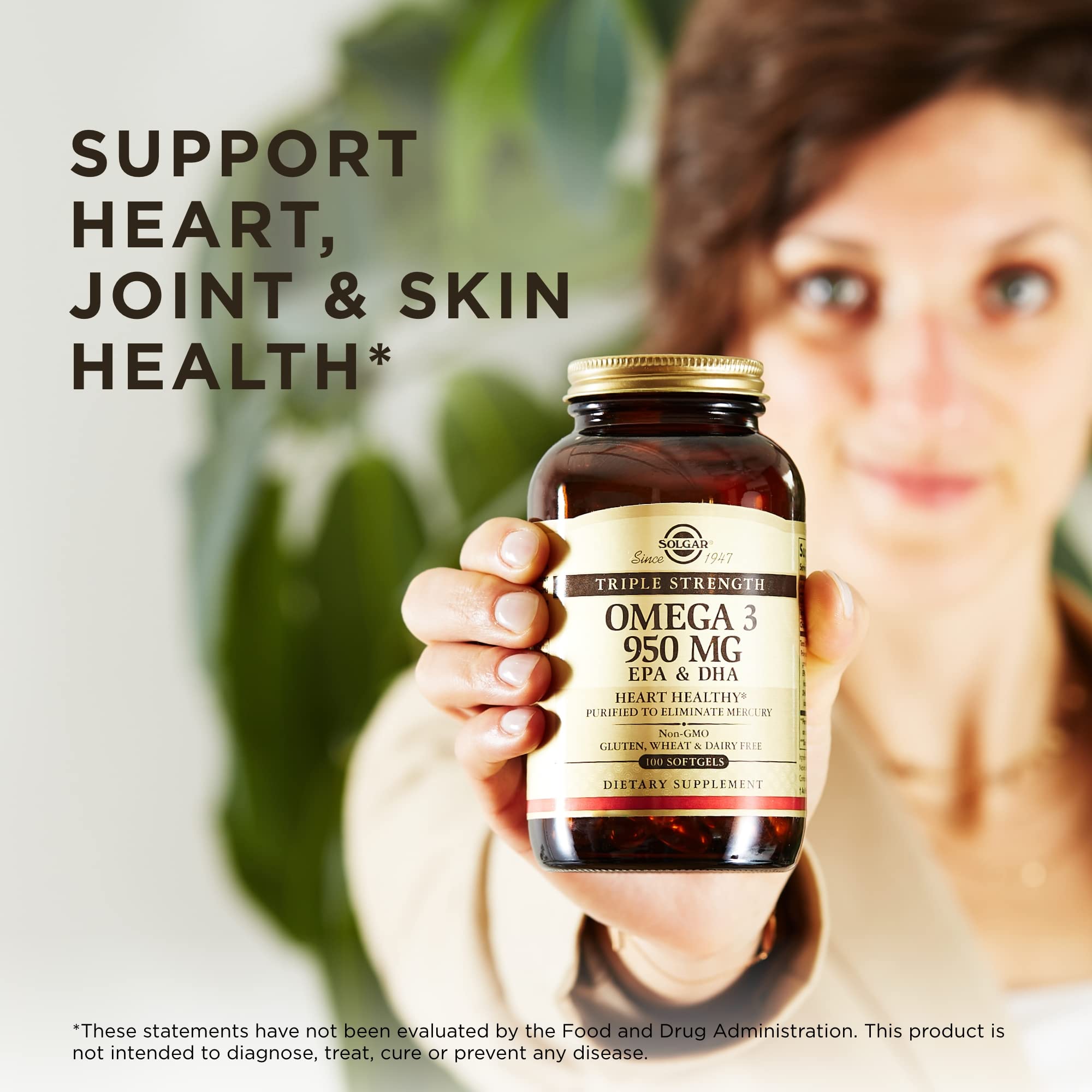 Foto 5 | Suplemento Solgar Triple Strength Omega 3 950 Mg 100 Cápsulas Blandas - Venta Internacional.