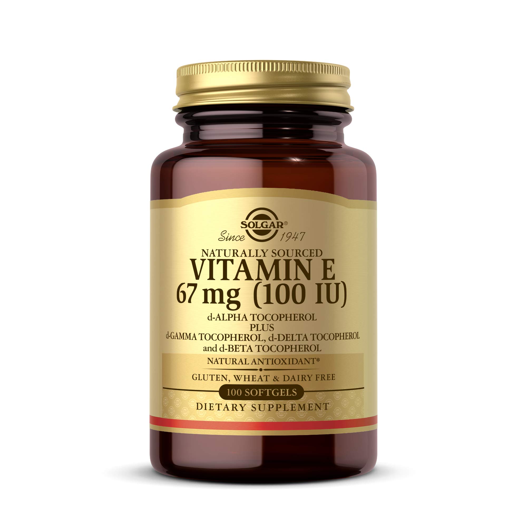 Foto 1 | Suplemento Solgar De Vitamina E 67 Mg (100 Ui) 100 Cápsulas Blandas - Venta Internacional.