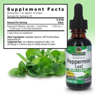 Foto 3 | Suplemento Herbal Nature's Answer Peppermint Leaf 30 Ml - Venta Internacional.