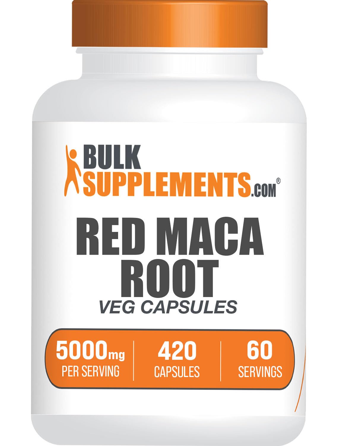 Foto 2 pulgar | Suplemento Bulksupplements.com Maca Roja 5000 Mg 420 Cápsulas - Venta Internacional.