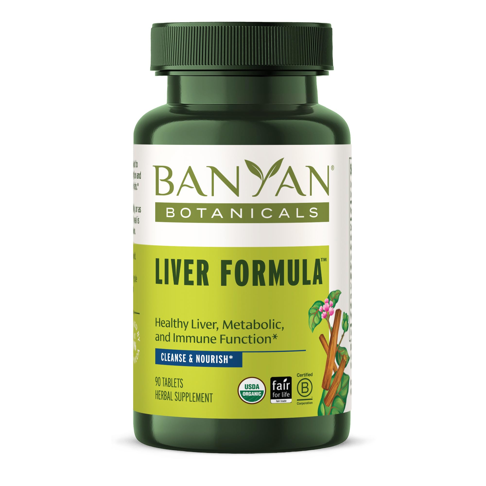 Foto 1 | Suplemento Banyan Botanicals Liver Formula 90 Comprimidos Orgánicos - Venta Internacional.