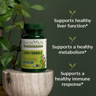Foto 2 | Suplemento Banyan Botanicals Liver Formula 90 Comprimidos Orgánicos - Venta Internacional.