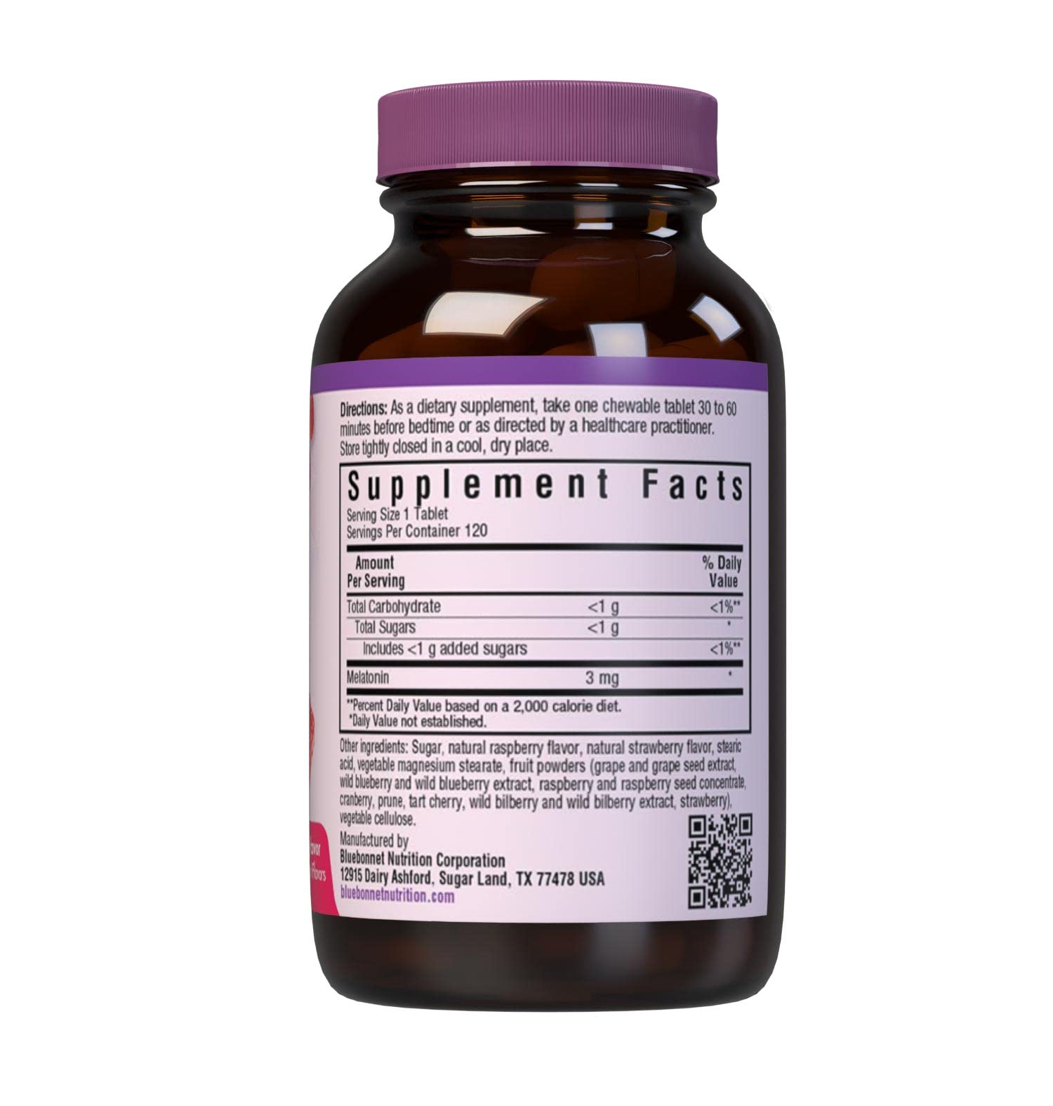 Foto 3 pulgar | Suplemento Bluebonnet Nutrition Earthsweet Melatonin 3 Mg - Venta Internacional.