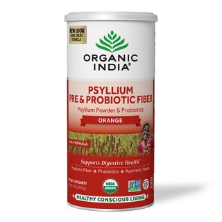 Foto 1 | Suplemento Organic India De Cáscara De Psyllium En Polvo, 300 Ml, Naranja - Venta Internacional.