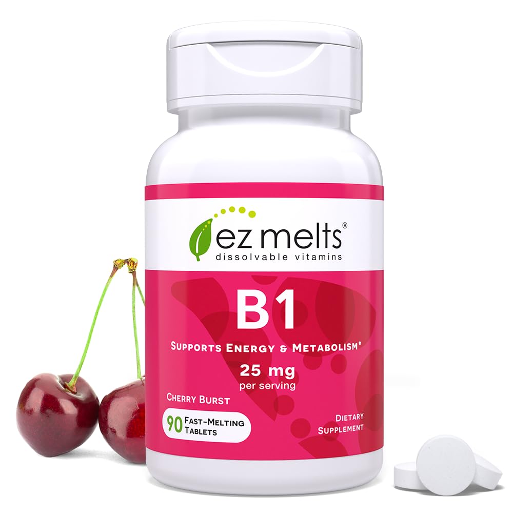 Foto 2 pulgar | Suplemento Ez Melts De Vitamina B1 Soluble, 25 Mg, Sin Azúcar - Venta Internacional.