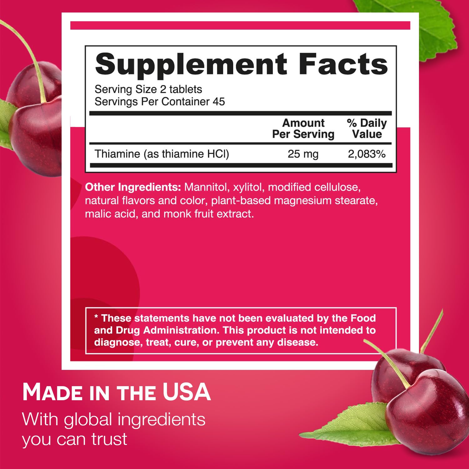 Foto 7 pulgar | Suplemento Ez Melts De Vitamina B1 Soluble, 25 Mg, Sin Azúcar - Venta Internacional.