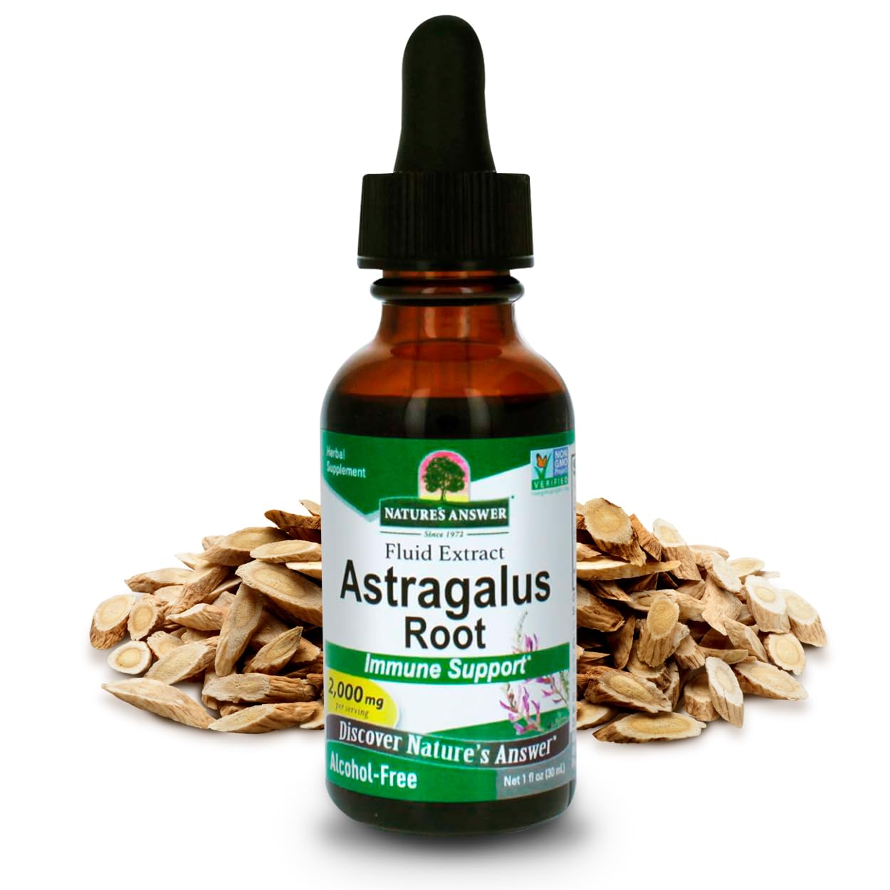 Foto 1 | Suplemento De Extracto De Raíz De Astrágalo De Nature's Answer De 30 Ml - Venta Internacional.