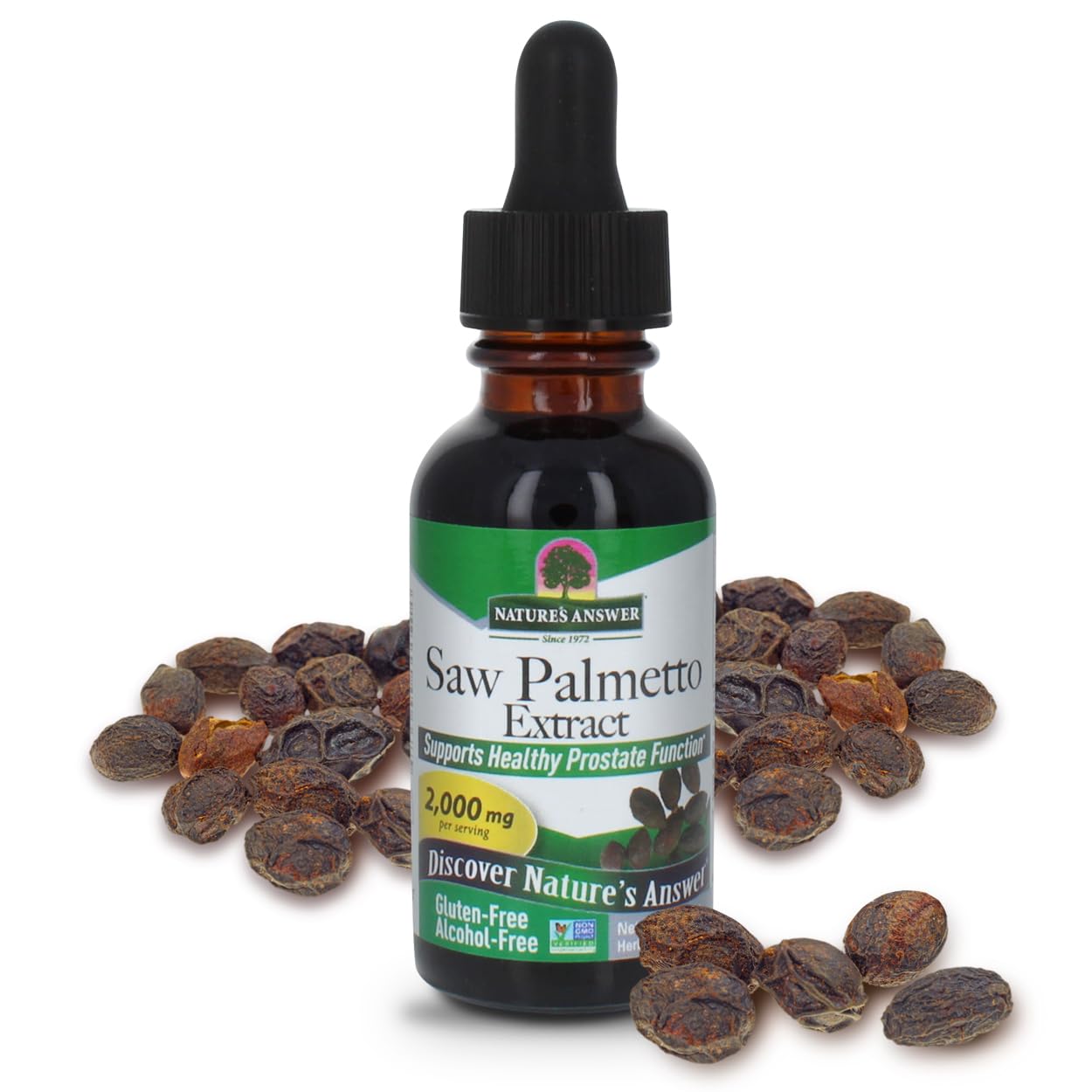 Foto 1 | Suplemento Nature's Answer Con Bayas De Palma Enana Americana, 30 Ml - Venta Internacional.