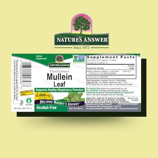 Foto 2 | Suplemento Nature's Answer Mullein Drops, 30 Ml, Sin Alcohol - Venta Internacional.