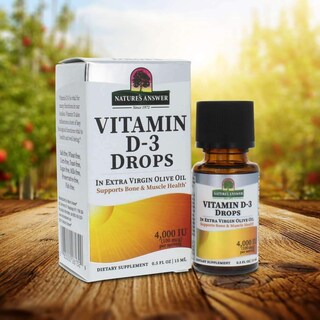Foto 3 | Gotas De Vitamina D-3 Nature's Answer De 15 Ml Mezcladas Con Aceite De Oliva - Venta Internacional.