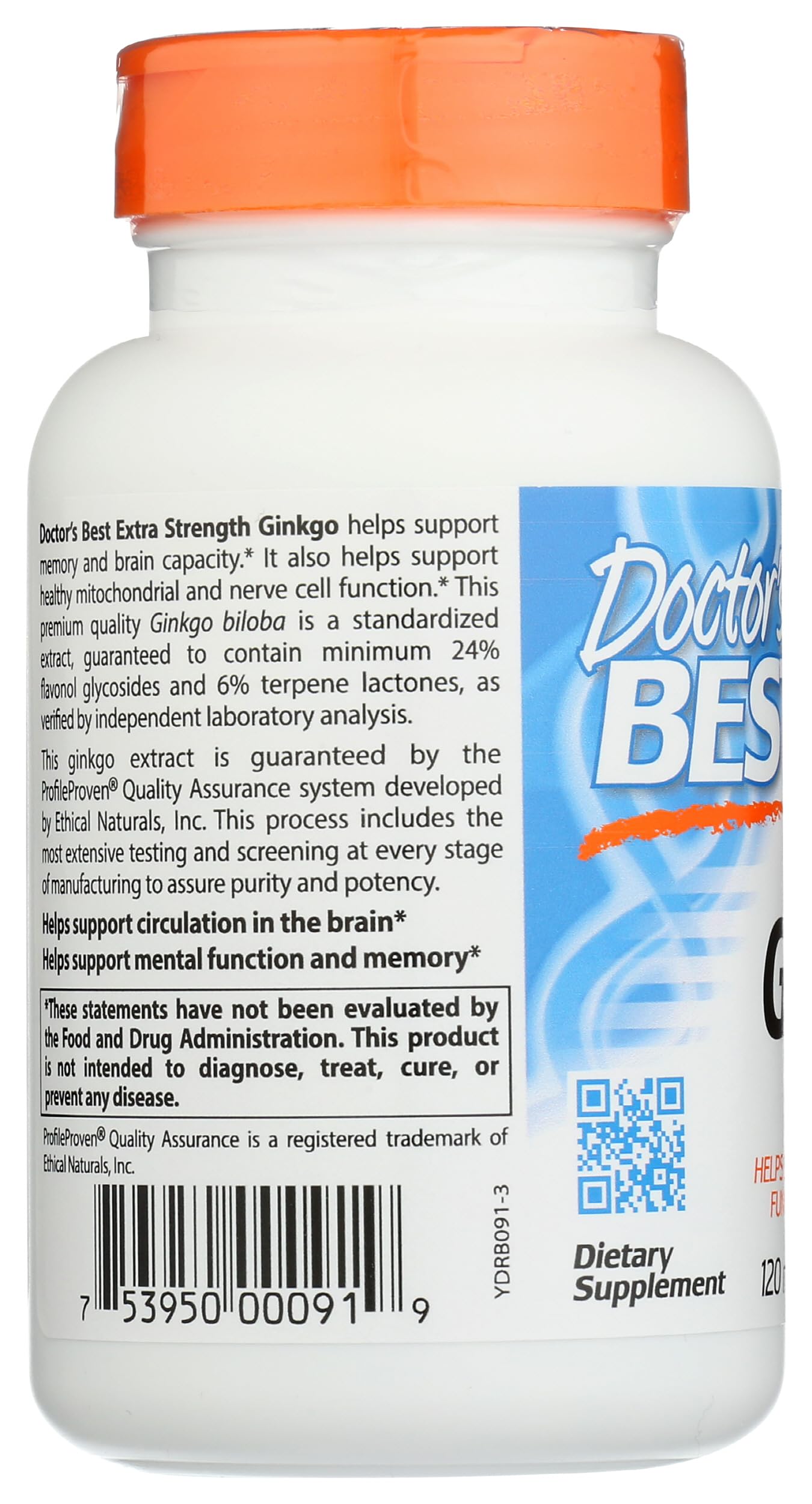 Foto 7 pulgar | Suplemento Doctor's Best De Ginkgo Extra Fuerte, 120 Mg, 120 Unidades - Venta Internacional.
