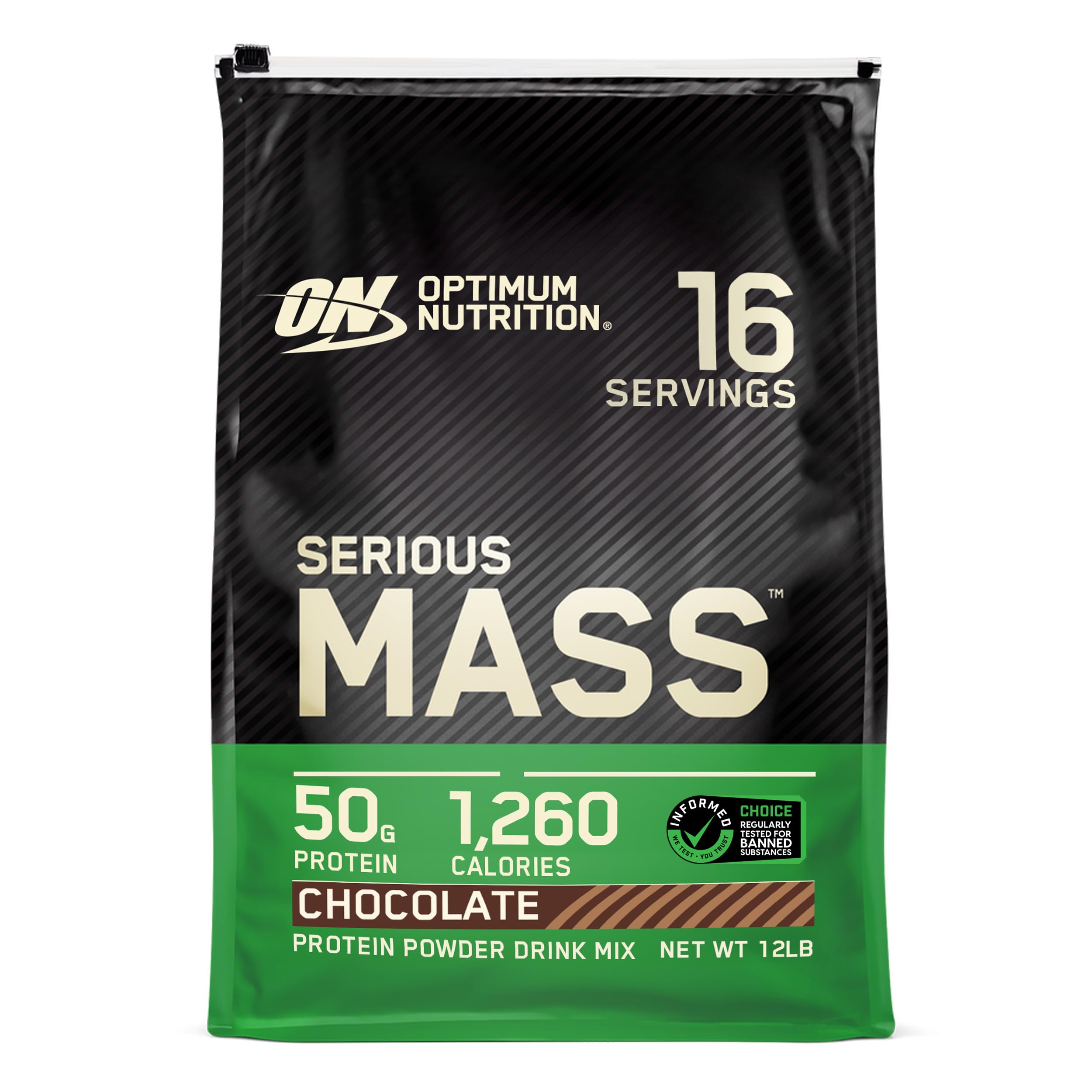 Foto 2 pulgar | Proteína En Polvo Para Ganar Peso Optimum Nutrition Serious Mass - Venta Internacional.