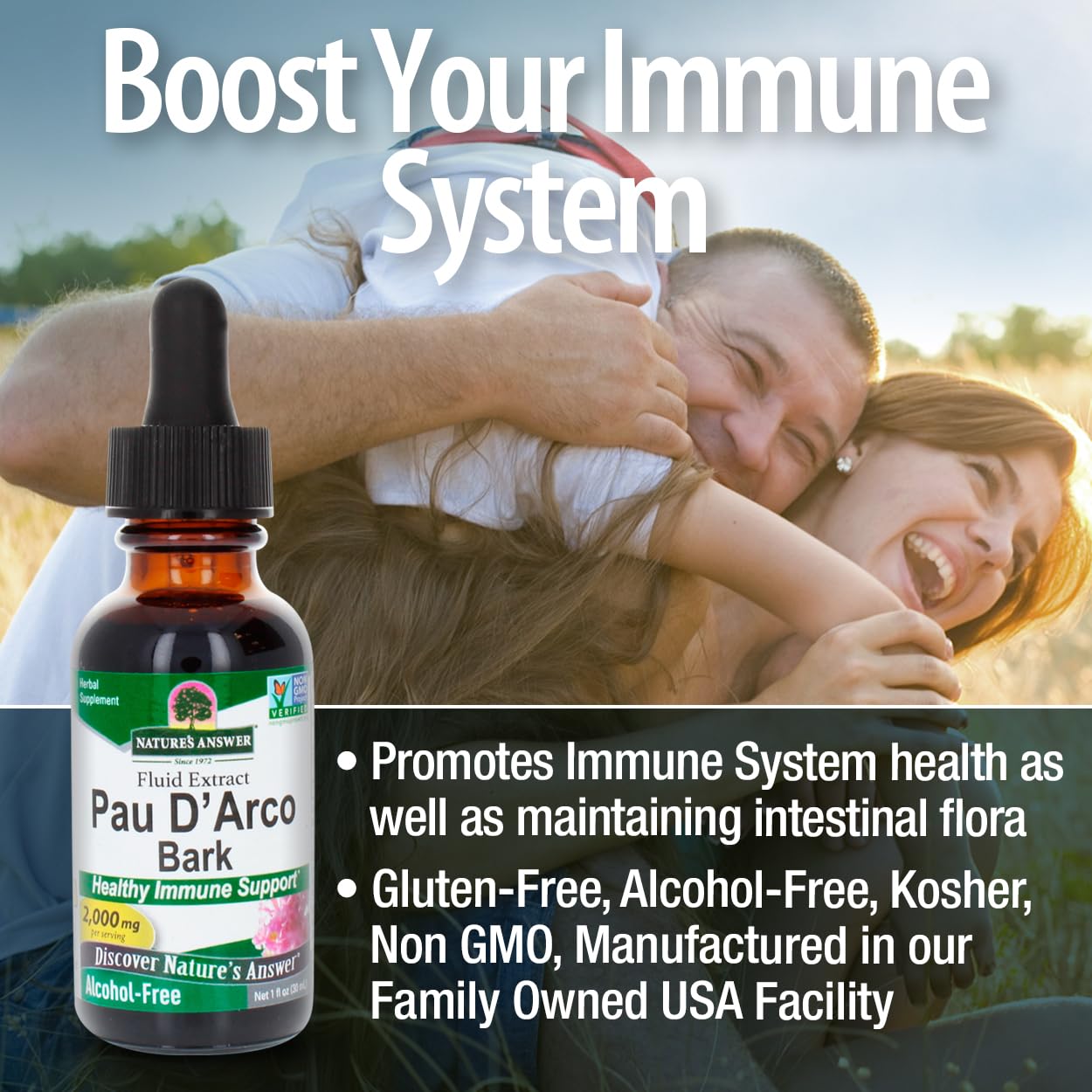 Foto 5 pulgar | Suplemento Nature's Answer Pau D'arco Inner Bark 30 Ml - Venta Internacional.