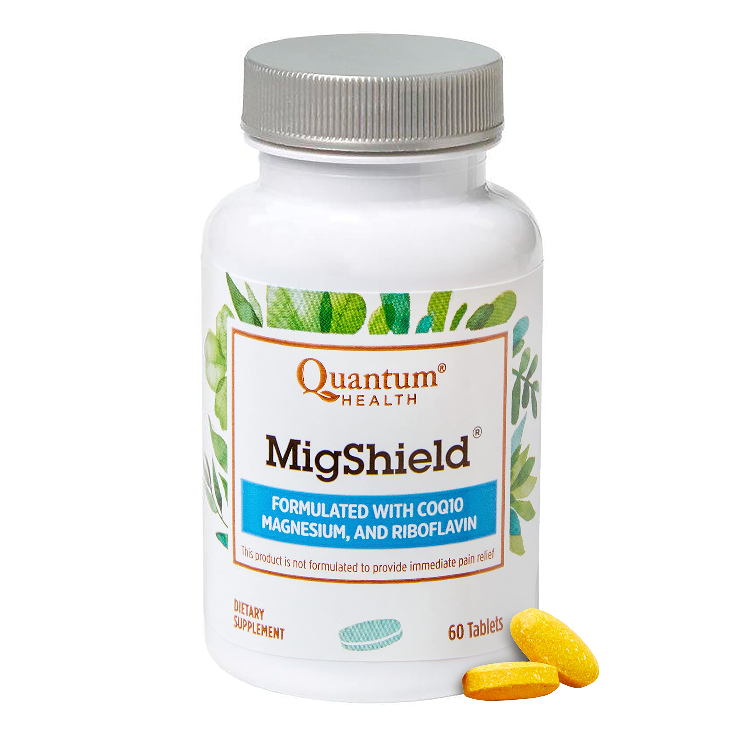 Foto 2 pulgar | Suplementos Quantum Health Migshield Magnesio 60 Tabletas - Venta Internacional.